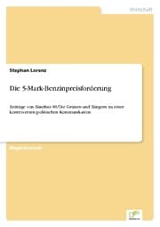 Cover von Die 5-Mark-Benzinpreisforderung