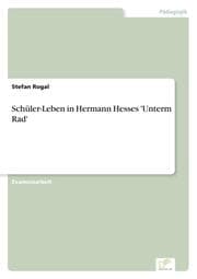 Cover von Schüler-Leben in Hermann Hesses 'Unterm Rad'