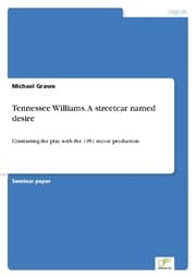 Cover von Tennessee Williams.A streetcar named desire