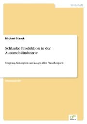 Cover von Schlanke Produktion in der Automobilindustrie