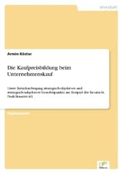 Cover von Die Kaufpreisbildung beim Unternehmenskauf