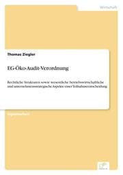Cover von EG-Öko-Audit-Verordnung