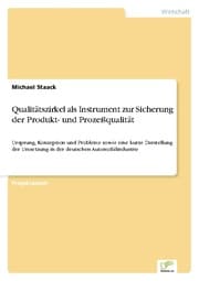 Cover von Qualitätszirkel als Instrument zur Sicherung der Produkt- und Prozeßqualität