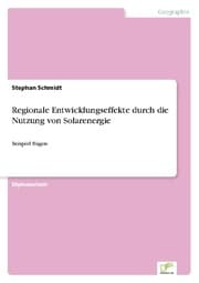 Cover von Regionale Entwicklungseffekte durch die Nutzung von Solarenergie