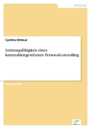 Cover von Leistungsfähigkeit eines kennzahlengestützten Personalcontrolling