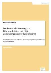 Cover von Die Potentialermittlung von Führungskräften mit Hilfe computergestützter Testverfahren