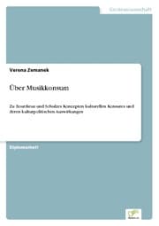 Cover von Über Musikkonsum
