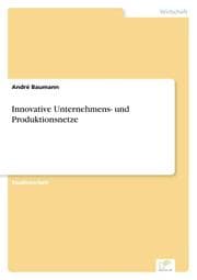 Cover von Innovative Unternehmens- und Produktionsnetze