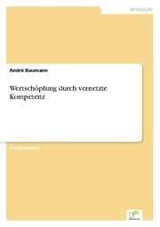 Cover von Wertschöpfung durch vernetzte Kompetenz