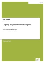 Cover von Doping im professionellen Sport