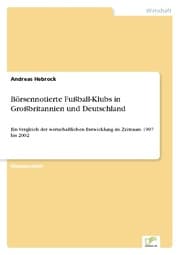 Cover von Börsennotierte Fußball-Klubs in Großbritannien und Deutschland