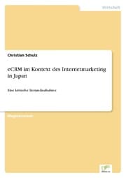 Cover von eCRM im Kontext des Internetmarketing in Japan