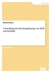 Cover von Umstellung der Rechungslegung von HGB auf IAS/IFRS