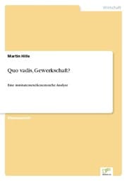 Cover von Quo vadis, Gewerkschaft?