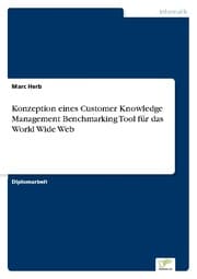 Cover von Konzeption eines Customer Knowledge Management Benchmarking Tool für das World Wide Web