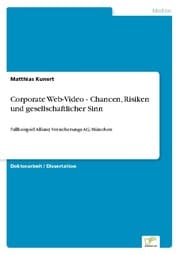 Cover von Corporate Web-Video - Chancen, Risiken und gesellschaftlicher Sinn