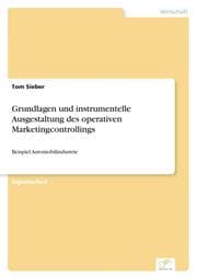 Cover von Grundlagen und instrumentelle Ausgestaltung des operativen Marketingcontrollings