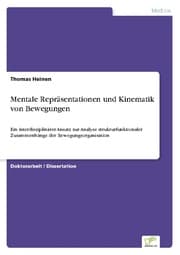 Cover von Mentale Repräsentationen und Kinematik von Bewegungen