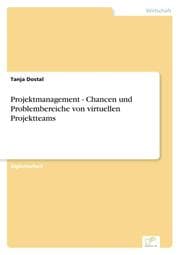 Cover von Projektmanagement - Chancen und Problembereiche von virtuellen Projektteams
