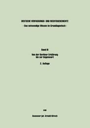 Cover von Deutsche Verfassungs- und Rechtsgeschichte Band III - Das notwendige Wissen im Grundlagenfach -
