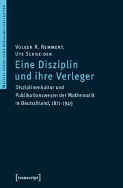 Cover von Eine Disziplin und ihre Verleger