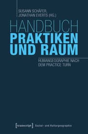 Cover von Handbuch Praktiken und Raum