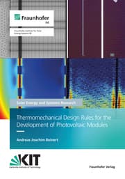 Cover von Thermomechanical Design Rules for the Development of Photovoltaic Modules.