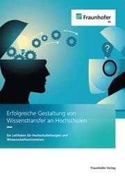 Cover von Erfolgreiche Gestaltung von Wissenstransfer an Hochschulen