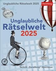 Cover von Unglaubliche Rätselwelt Tagesabreißkalender 2025