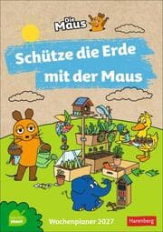 Cover von Schütze die Erde mit der Maus Kalender 2027 - Wochenplaner