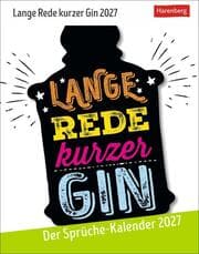 Cover von Lange Rede kurzer Gin 2027 - Der Sprüche-Kalender