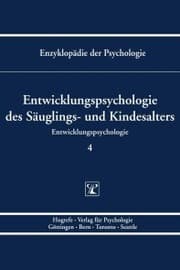 Cover von Entwicklungspsychologie des Säuglings- und Kindesalters