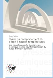 Cover von Etude du comportement du béton à hautes températures