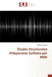 Cover von Études Structurales d'Héparanes Sulfates par RMN