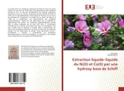 Cover von Extraction liquide-liquide du Ni(II) et Co(II) par une hydroxy base de Schiff