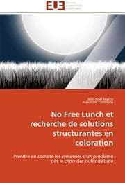 Cover von No Free Lunch et recherche de solutions structurantes en coloration