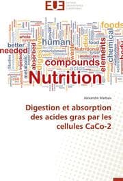 Cover von Digestion et absorption des acides gras par les cellules CaCo-2
