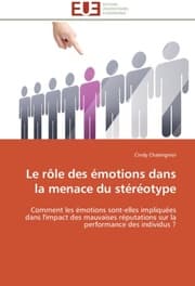Cover von Le rôle des émotions dans la menace du stéréotype