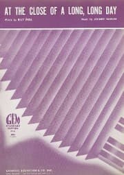 Cover von At The Close Of A Long, Long Day