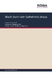 Cover von Mach doch kein Geheimnis draus