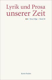 Cover von Lyrik und Prosa unserer Zeit