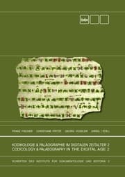 Cover von Kodikologie und Paläographie im digitalen Zeitalter 2/Codicology and Palaeography in the Digital Age 2
