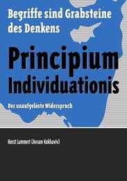 Cover von Principium Individuationis