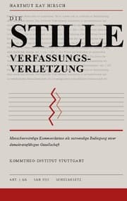 Cover von Die stille Verfassungsverletzung