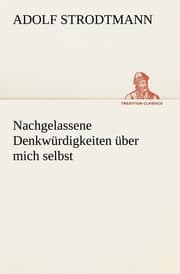 Cover von Nachgelassene Denkwürdigkeiten über mich selbst