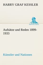 Cover von Aufsätze und Reden 1899-1933