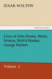 Cover von Lives of John Donne, Henry Wotton, Rich'd Hooker, George Herbert 2