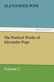 Cover von The Poetical Works of Alexander Pope, Volume 2