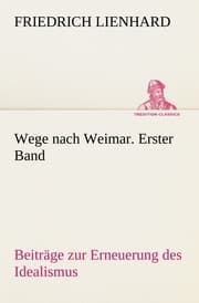 Cover von Wege nach Weimar 1