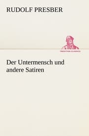 Cover von Der Untermensch und andere Satiren